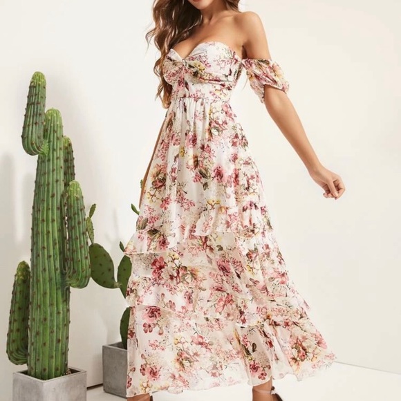 Floral dress - Picture 3 of 4